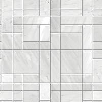 Silver tile pattern architecture flooring building.
