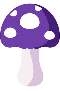 Flat design toadstool purple chandelier astronomy mushroom.