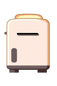 Flat design toaster appliance letterbox mailbox.
