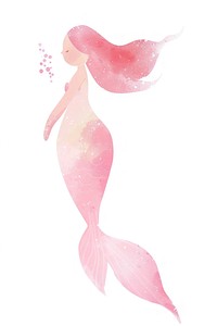 Little mermaid blossom flower animal.