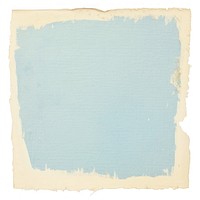 Blue pastel ripped paper text blackboard painting.