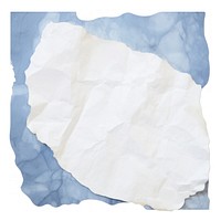 Blue white marble ripped paper diaper ice home decor.