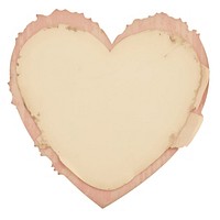 Heart shape ripped paper diaper symbol love heart symbol.
