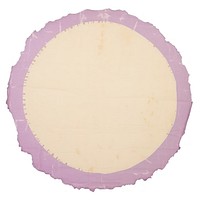 Purple circle ripped paper rug toy home decor.