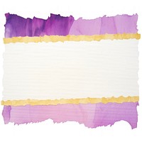 Purple rainbow ripped paper diaper.