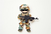 Gunner camouflage weaponry military.