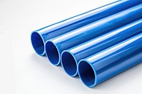 Photo of blue pvc pipes appliance plastic device.