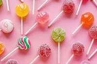 Lollipops confectionery sweets candy.