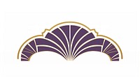 Lavender divider ornament purple line logo.