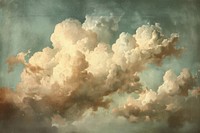 Cloud painting nature sky.