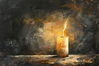 Scent candle painting art spirituality.