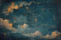 Sky full of stars painting astronomy nebula.