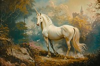 Unicorn painting art stallion.
