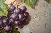 Close up on pale grape grapes produce fruit.