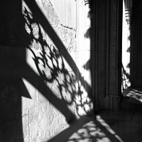 Shadow architecture wall silhouette.