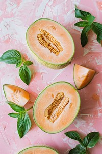 Melon produce fruit plant.