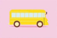 School bus vehicle transportation cartoon.