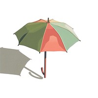 Umbrella white background architecture protection.