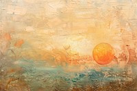 Close up on pale sun painting backgrounds art.