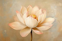 Close up on pale lotus painting flower petal.