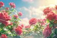Cute rose background backgrounds outdoors blossom.