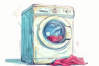 Washing machine with clothes appliance dryer technology.