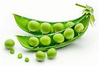 Fresh green pea vegetable plant food.