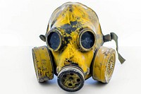 Radioactive mask protection headgear disguise.