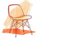 Chair doodle furniture armchair plywood.
