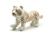 White Tiger tiger figurine wildlife.