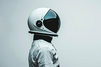 Astronaut suit helmet adult white.