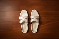 Blank white sandal apparel clothing footwear.