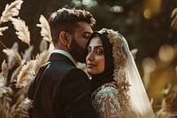 Arabic couple wedding bridegroom person female.