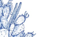 Vintage drawing cactus sketch nature backgrounds.