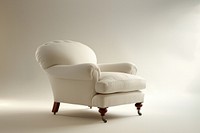 Armchair furniture white comfortable.