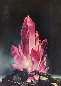 A pink crystal accessories accessory gemstone.