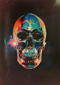 A skull art photography portrait.