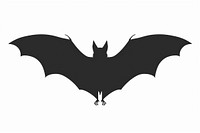 Bat silhouette clip art bat logo monochrome.