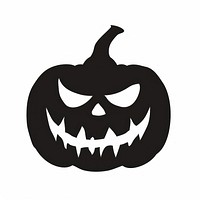 Halloween pumpkin silhouette clip art anthropomorphic jack-o'-lantern representation.