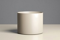 Simple candle packaging mockup porcelain furniture cylinder.