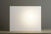 Simple canvas mockup lighting lamp white board.