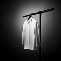 Business suit white Mockup clothing apparel blouse.