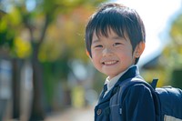 Cute little japanese kid happy photo photography.