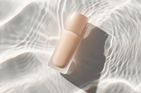 Cosmetic foundation mockup cosmetics lipstick perfume.