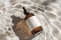 Cosmetic bottle mockup cosmetics aftershave perfume.