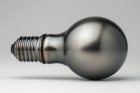 Light bulb in titanium texture light lightbulb electricity.