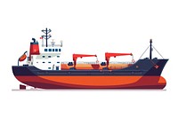 Small coastal oil tanker transportation watercraft icebreaker.