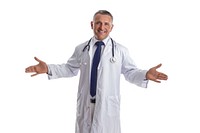 Happy doctor for healthcare accessories accessory clothing.