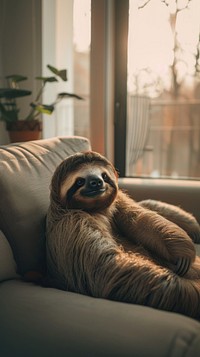 Animal sloth wildlife mammal.