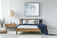 Aesthetic minimal bedroom lamp furniture painting.